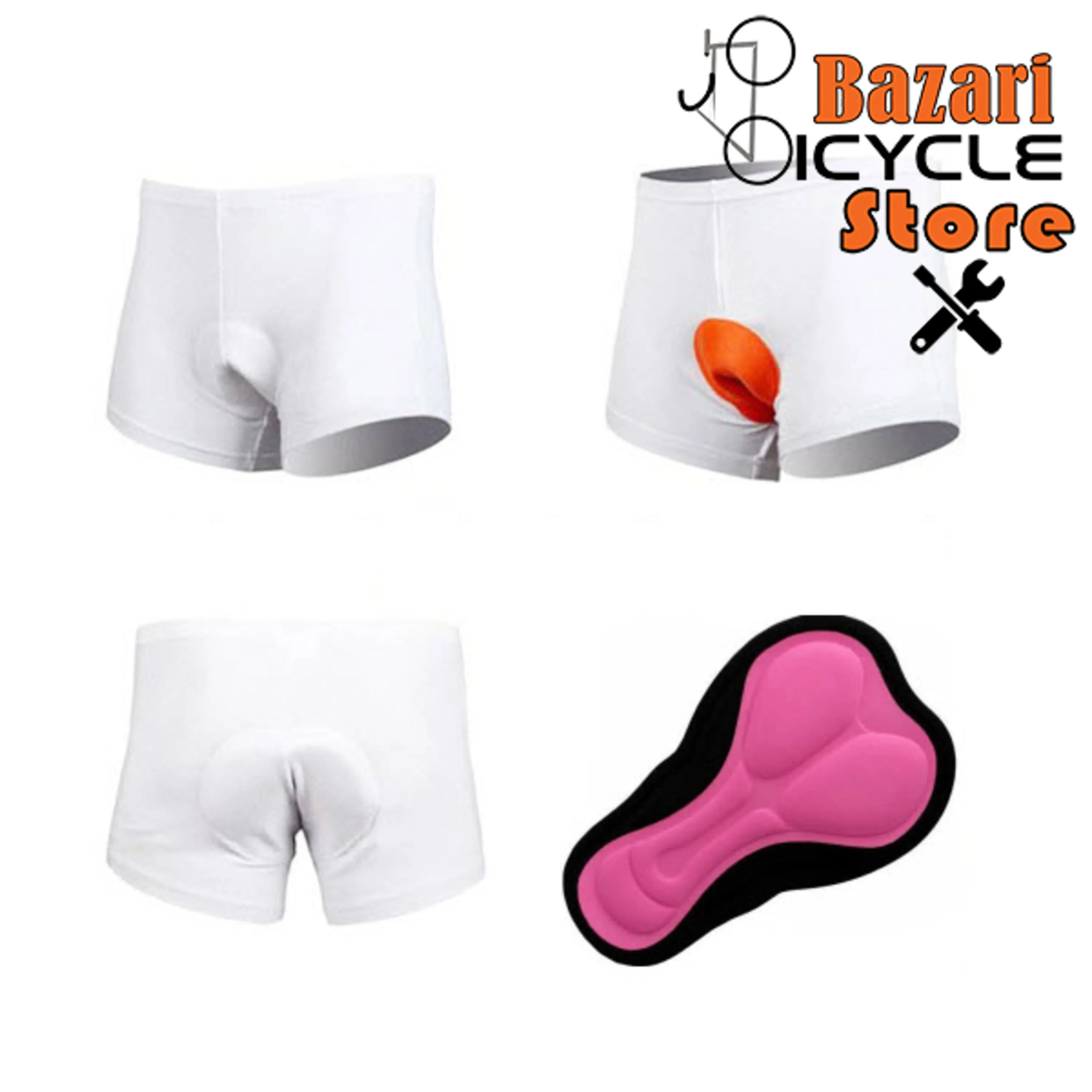 شورت زیر دوچرخه سواری با پد مخصوص زنانه